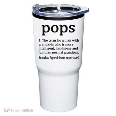 Pops Definition Funny Pops Grandpa Tumbler