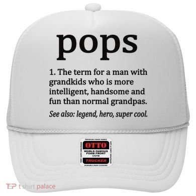 Pops Definition Funny Pops Grandpa Hat
