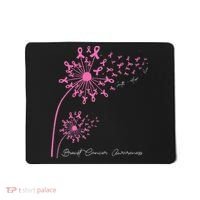 Pink Dandelion Faith Hope Love Breast Cancer Awareness Mousepad thumb 0