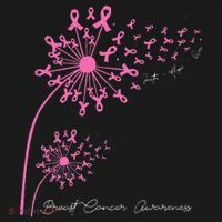 Pink Dandelion Faith Hope Love Breast Cancer Awareness Visor thumb 3