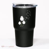Pomeranian Dandelion Flower Tee Pomeranian Costume Gifts Tumbler thumb 0
