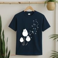 Pomeranian Dandelion Flower Tee Pomeranian Costume Gifts T-Shirt thumb 2