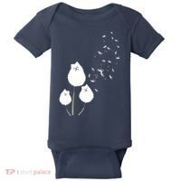 Pomeranian Dandelion Flower Tee Pomeranian Costume Gifts Baby Bodysuit thumb 0