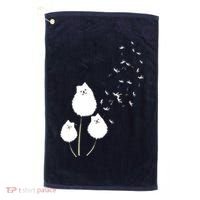 Pomeranian Dandelion Flower Tee Pomeranian Costume Gifts Golf Towel thumb 0