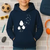 Pomeranian Dandelion Flower Tee Pomeranian Costume Gifts Kids Hoodie thumb 2