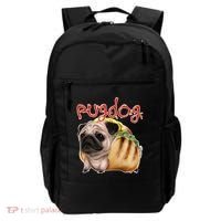 Pug Dog Funny Food Backpack thumb 0