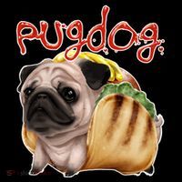 Pug Dog Funny Food Coffee Mug thumb 5