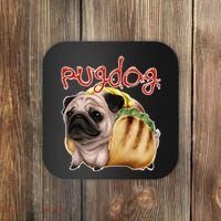 Pug Dog Funny Food Coaster thumb 0