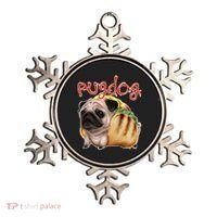 Pug Dog Funny Food Ornament thumb 0