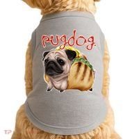 Pug Dog Funny Food Doggie Tank thumb 0
