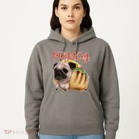 Pug Dog Funny Food Hoodie thumb 5