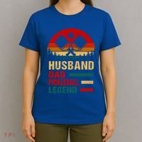 Pickleball Dad Funny Husband Dad Legend Vintage FatherS Day Gift T-Shirt thumb 4