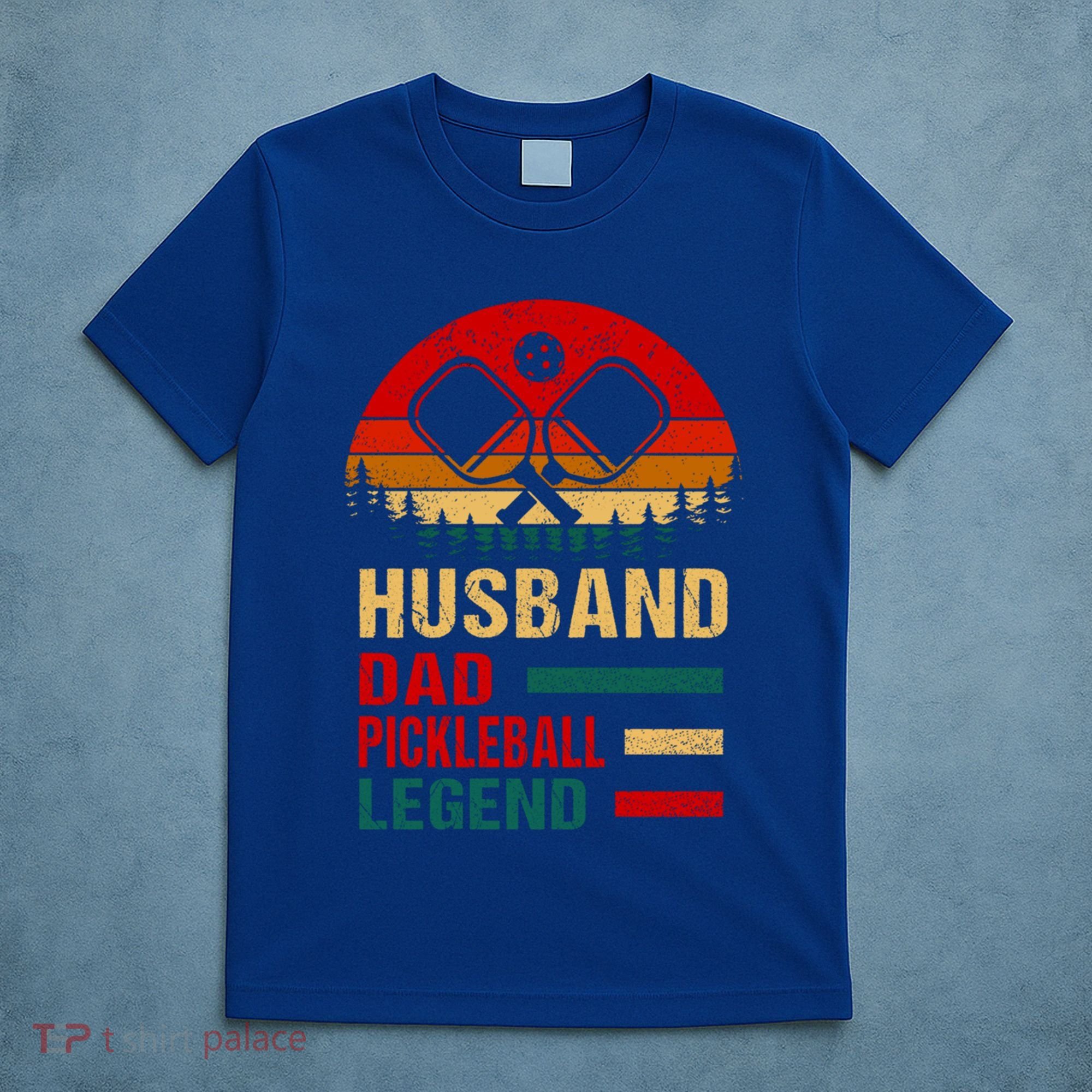 Pickleball Dad Funny Husband Dad Legend Vintage FatherS Day Gift T-Shirt