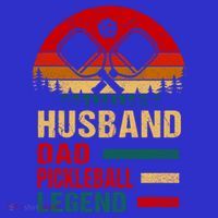 Pickleball Dad Funny Husband Dad Legend Vintage FatherS Day Gift T-Shirt thumb 7