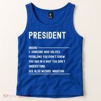 President Definition Gift Funny Job Title Gift Tank Top thumb 2