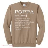 Poppa Definition Grandpa Fathers Day Gifts Sweatshirt thumb 0