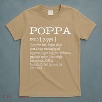 Poppa Definition Grandpa Fathers Day Gifts T-Shirt thumb 5