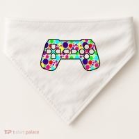 Polka Dots Gamer International Dot Day USA-Made Doggie Bandana thumb 0