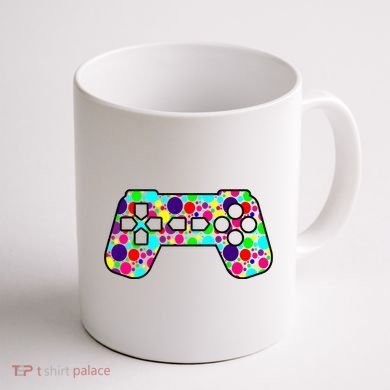 Polka Dots Gamer International Dot Day Coffee Mug back