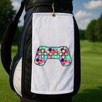Polka Dots Gamer International Dot Day Golf Towel thumb 2