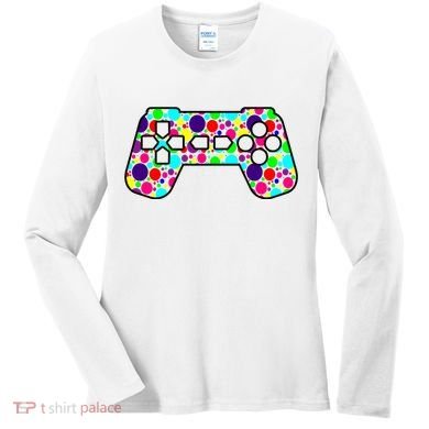 Polka Dots Gamer International Dot Day Women's Long Sleeve Shirt