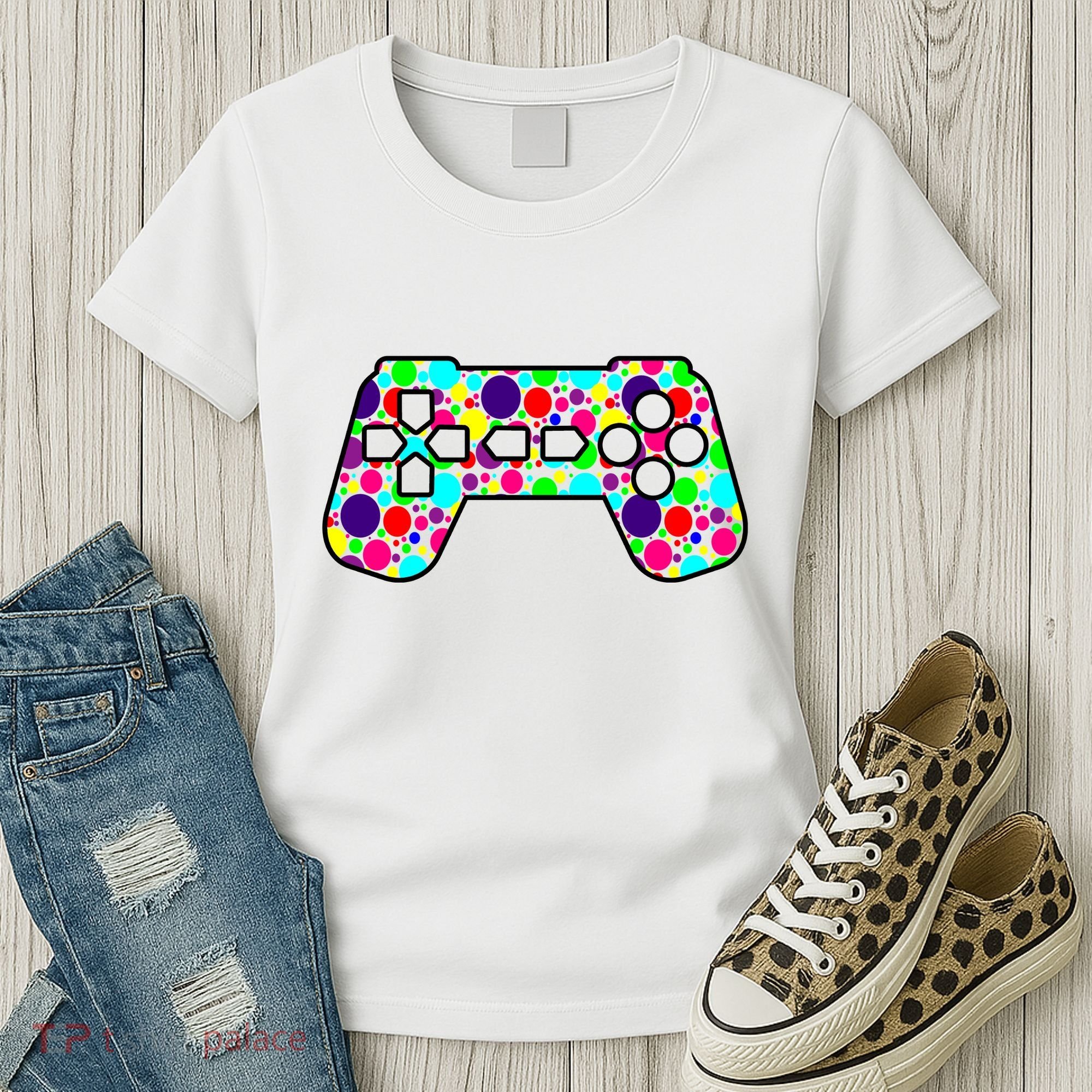 Polka Dots Gamer International Dot Day Women's T-Shirt