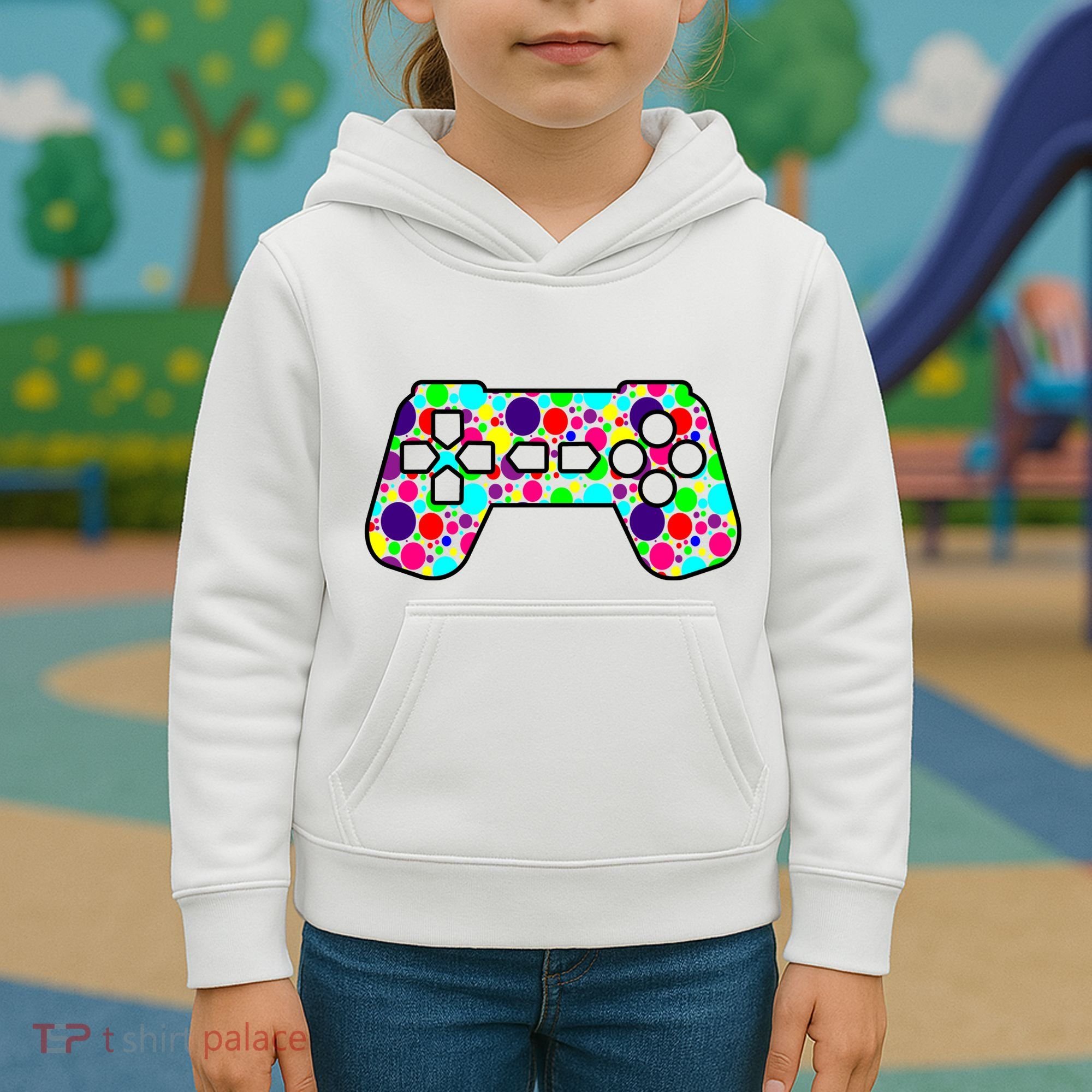 Polka Dots Gamer International Dot Day Kids Hoodie
