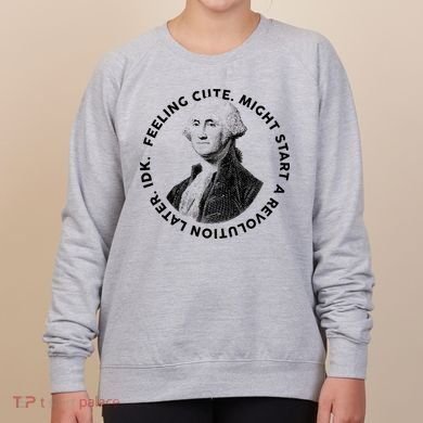 PresidentS Day George Washington Founding Feeling Cute Women's Sweatshirt