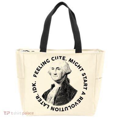 PresidentS Day George Washington Founding Feeling Cute Tote Bag