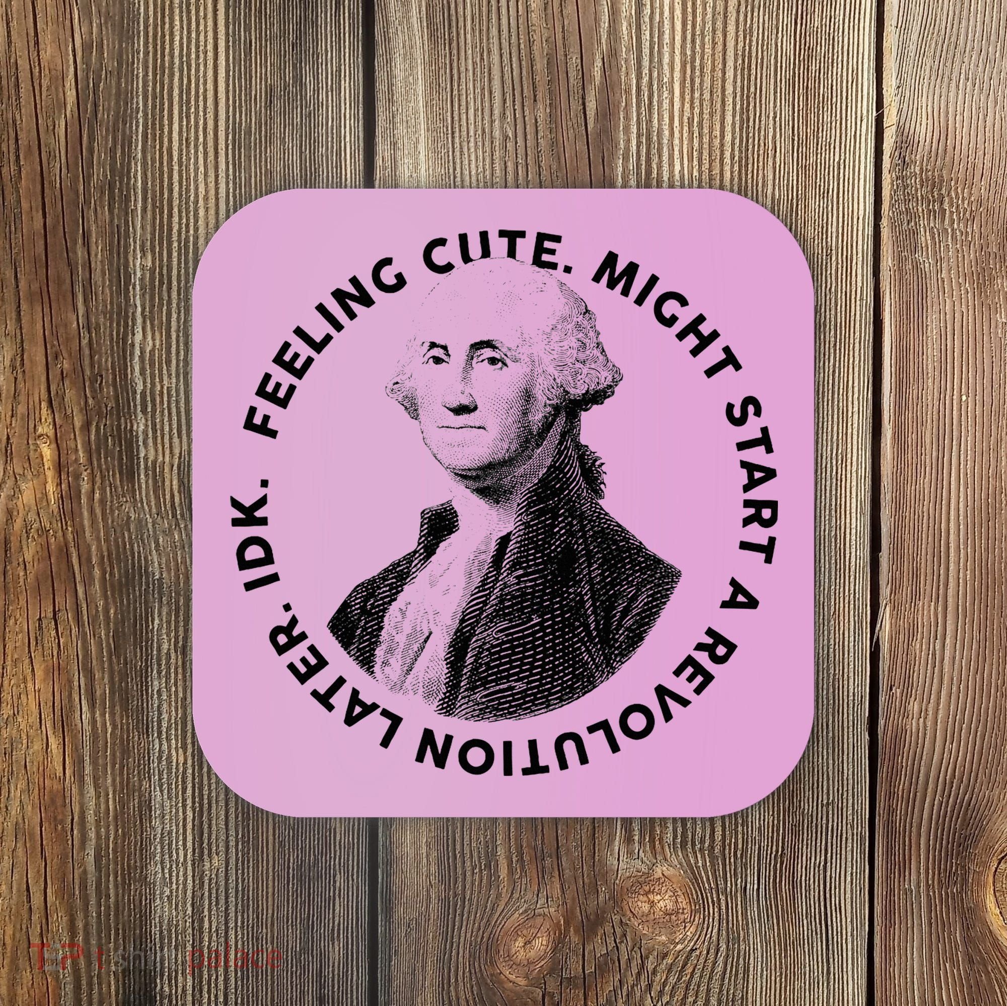 PresidentS Day George Washington Founding Feeling Cute Coaster