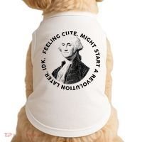 PresidentS Day George Washington Founding Feeling Cute Doggie Tank thumb 0