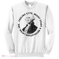 PresidentS Day George Washington Founding Feeling Cute Sweatshirt thumb 0