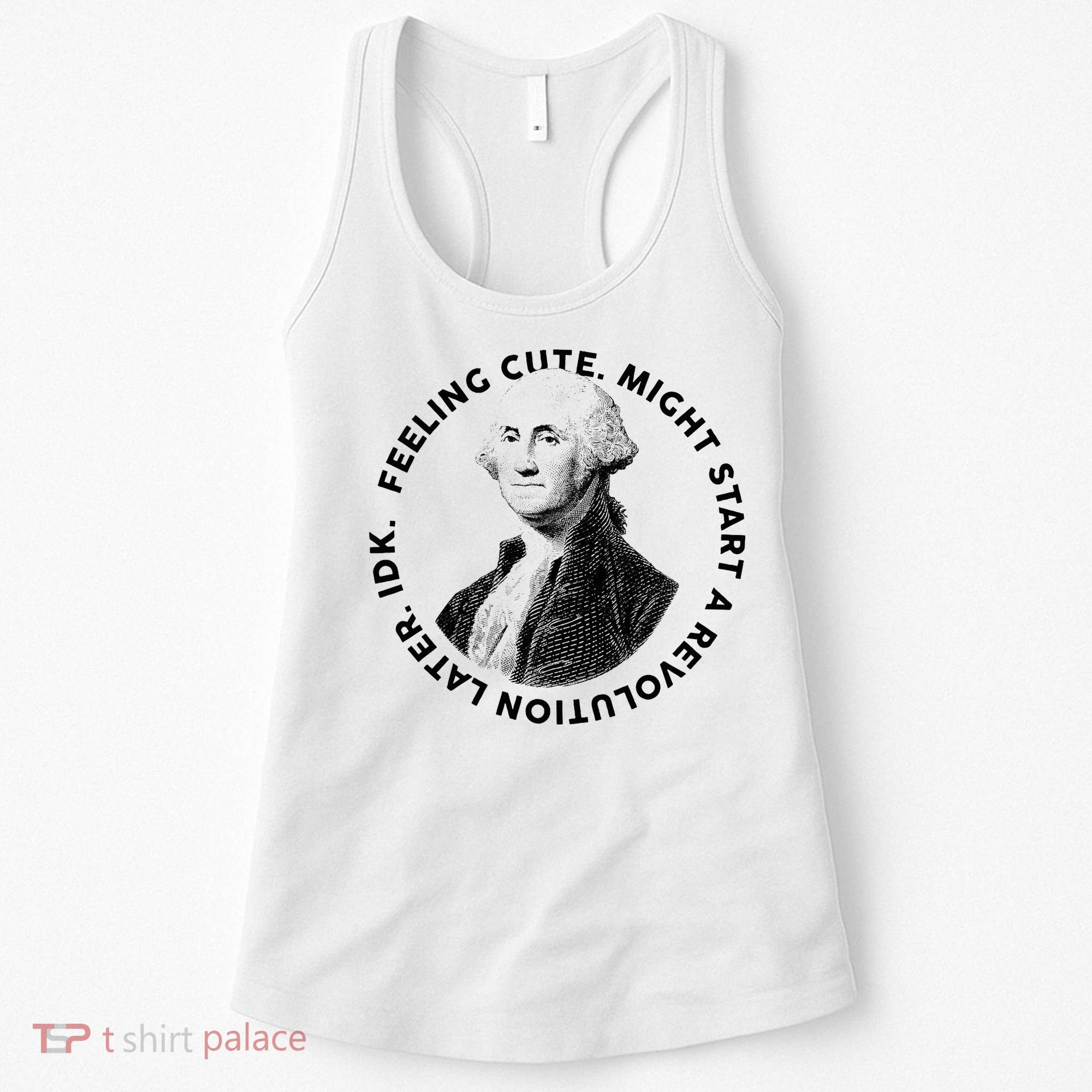 PresidentS Day George Washington Founding Feeling Cute Women's Tank Top