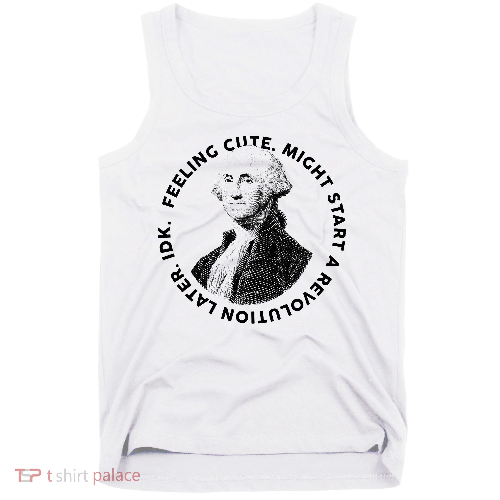 PresidentS Day George Washington Founding Feeling Cute Tank Top