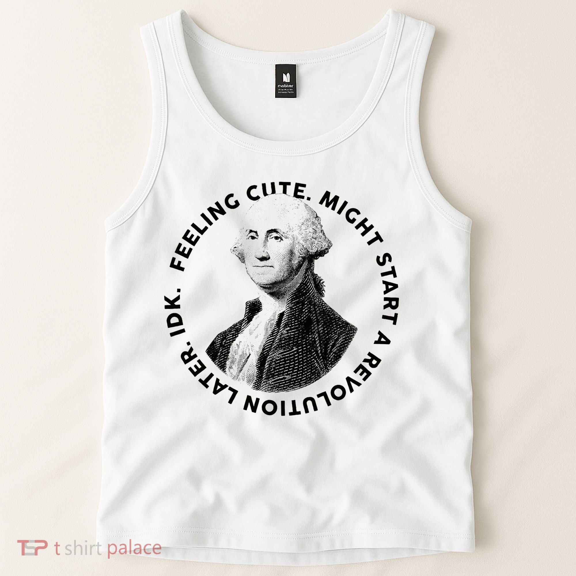 PresidentS Day George Washington Founding Feeling Cute Tank Top