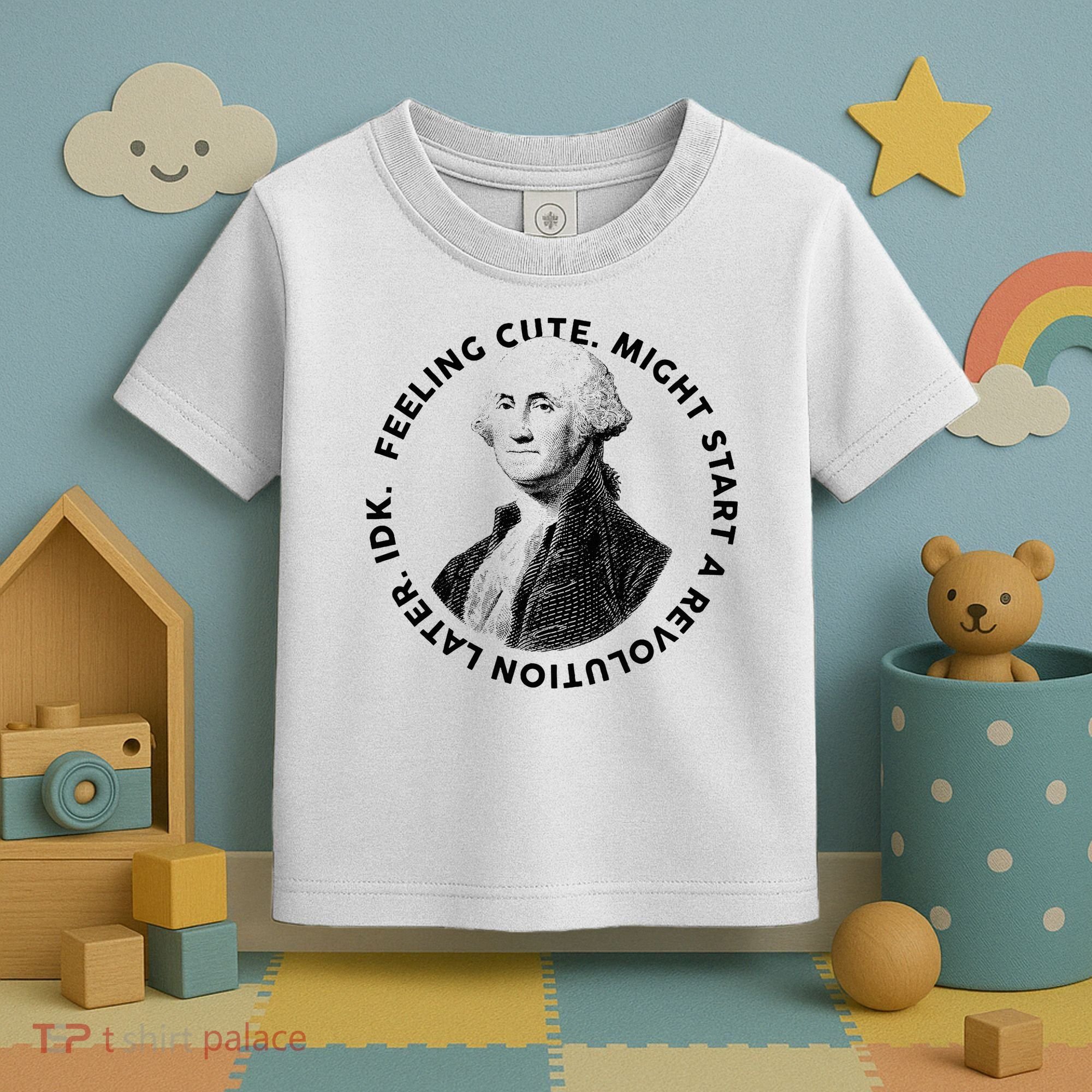 PresidentS Day George Washington Founding Feeling Cute Toddler T-Shirt