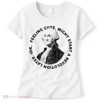 PresidentS Day George Washington Founding Feeling Cute Women's T-Shirt thumb 0