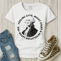 PresidentS Day George Washington Founding Feeling Cute Women's T-Shirt thumb 3