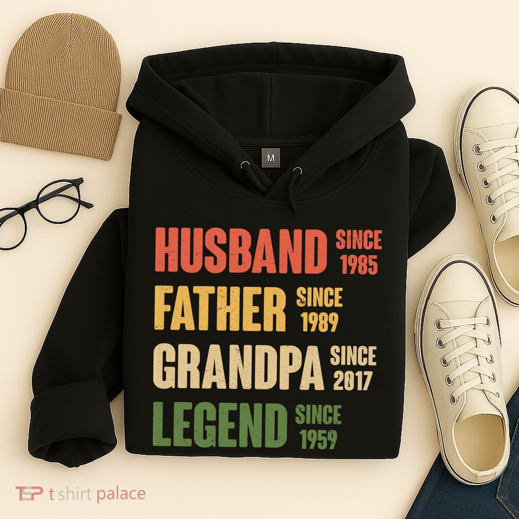 Personalized Dad Grandpa Gift Fathers Day Custom Hoodie