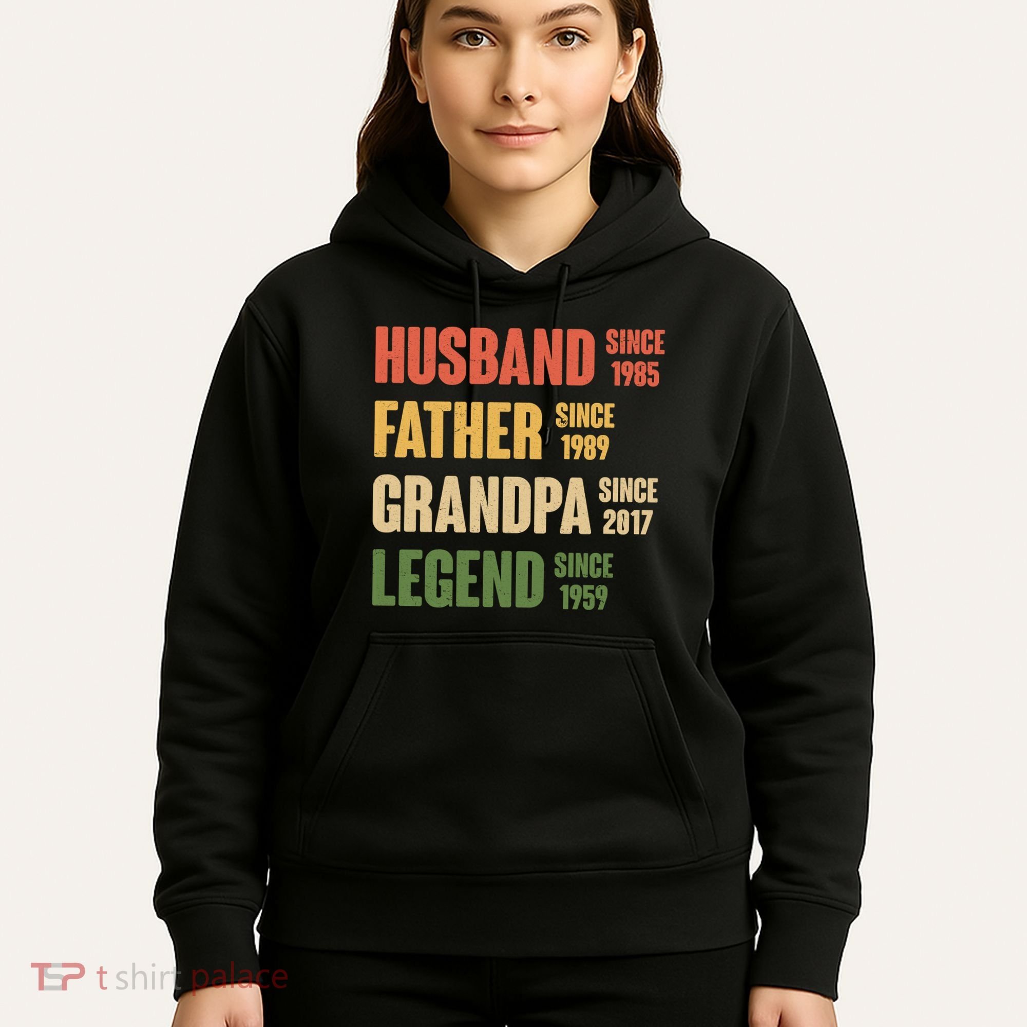 Personalized Dad Grandpa Gift Fathers Day Custom Hoodie