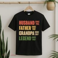 Personalized Dad Grandpa Gift Fathers Day Custom T-Shirt thumb 2