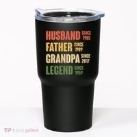 Personalized Dad Grandpa Gift Fathers Day Custom Tumbler thumb 0