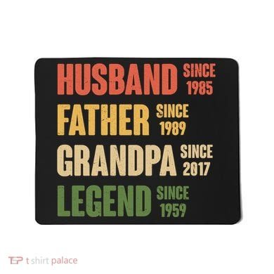 Personalized Dad Grandpa Gift Fathers Day Custom Mousepad