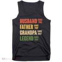 Personalized Dad Grandpa Gift Fathers Day Custom Tank Top thumb 0