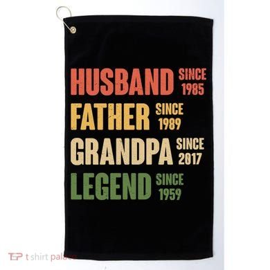 Personalized Dad Grandpa Gift Fathers Day Custom Golf Towel