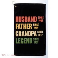 Personalized Dad Grandpa Gift Fathers Day Custom Golf Towel thumb 0