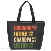 Personalized Dad Grandpa Gift Fathers Day Custom Tote Bag thumb 0