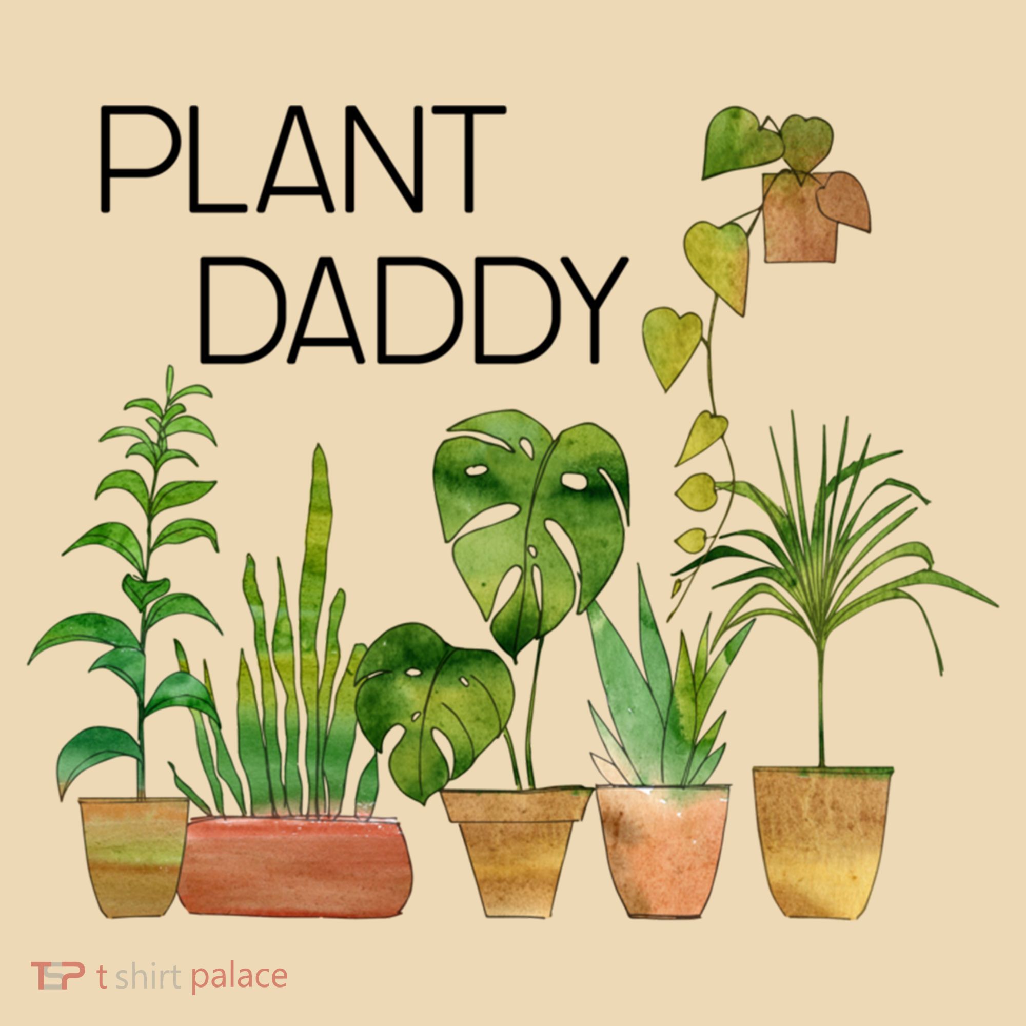 Plant Daddy House Plant Lover Monstera Dad Father Gift Cute Gift Tote Bag