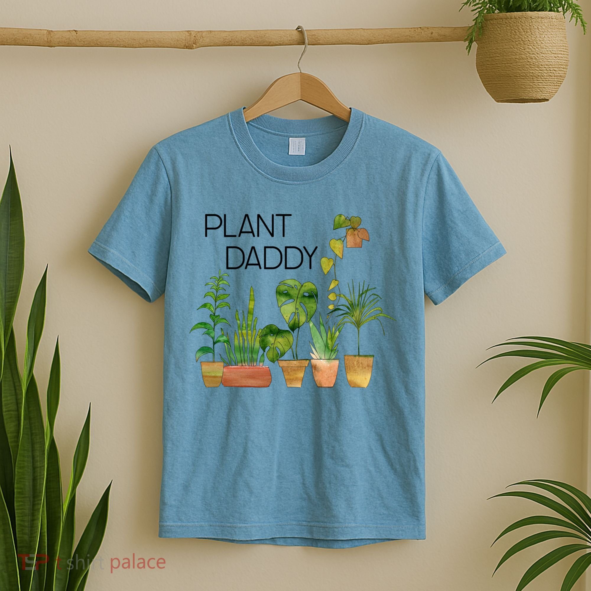 Plant Daddy House Plant Lover Monstera Dad Father Gift Cute Gift T-Shirt