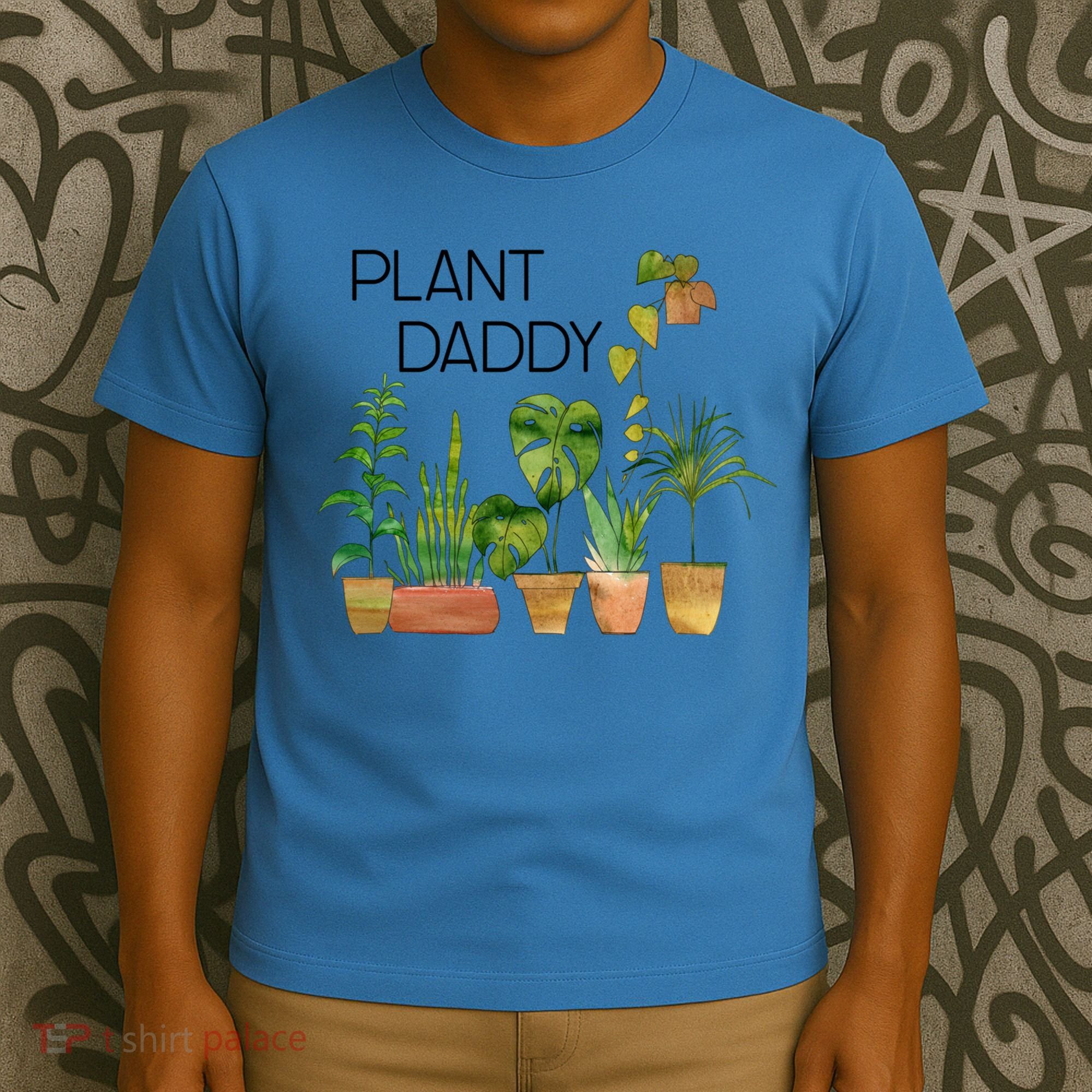 Plant Daddy House Plant Lover Monstera Dad Father Gift Cute Gift T-Shirt